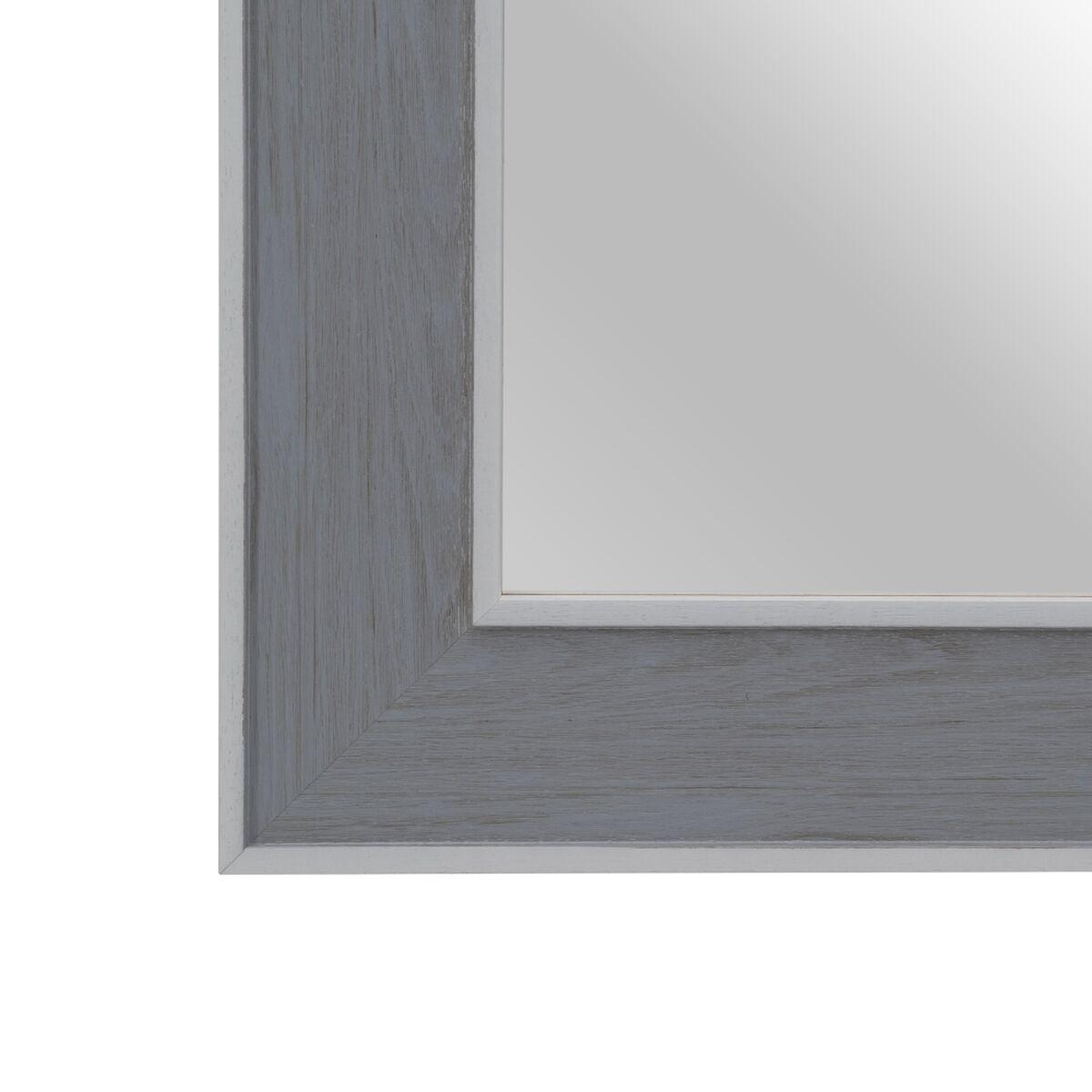 Espejo 56 x 2 x 156 cm Gris Madera Blanco