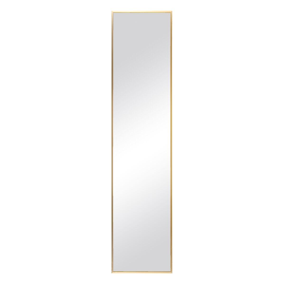 Espejo de pared 35 x 3,5 x 151 cm Cristal Dorado Aluminio