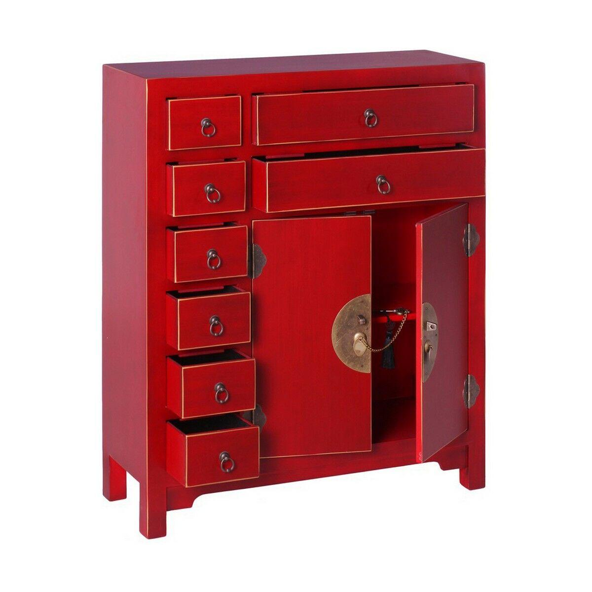 Aparador ORIENTE 73 x 26 x 90 cm Rojo Madera