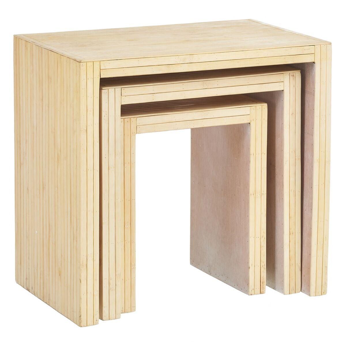 Mesa auxiliar 60 x 40,5 x 58 cm Natural
