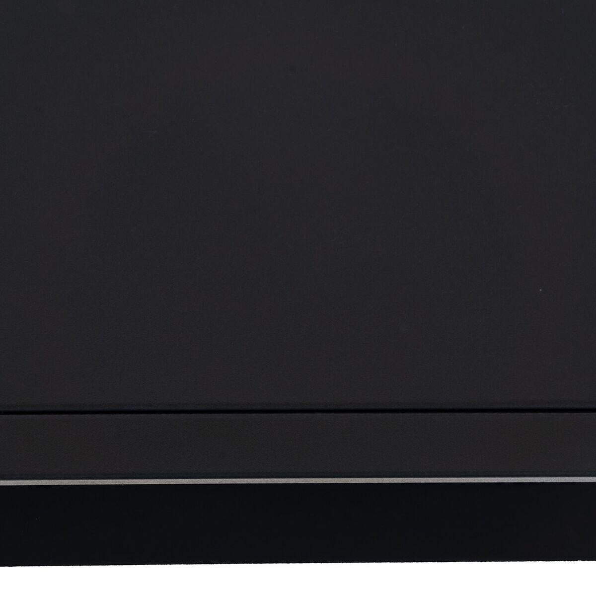 Mueble de TV 80 x 30 x 81 cm Negro Acero