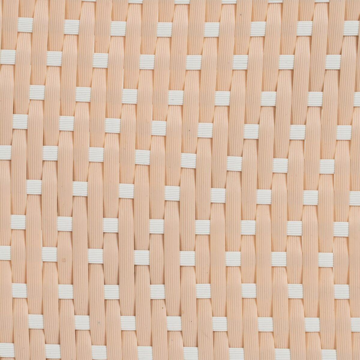 Mesa auxiliar 50 x 50 x 67 cm Natural Beige Ratán