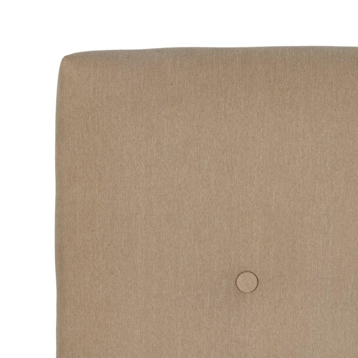 Cabecero de Cama 105 x 8 x 125 cm Tejido Sintético Beige