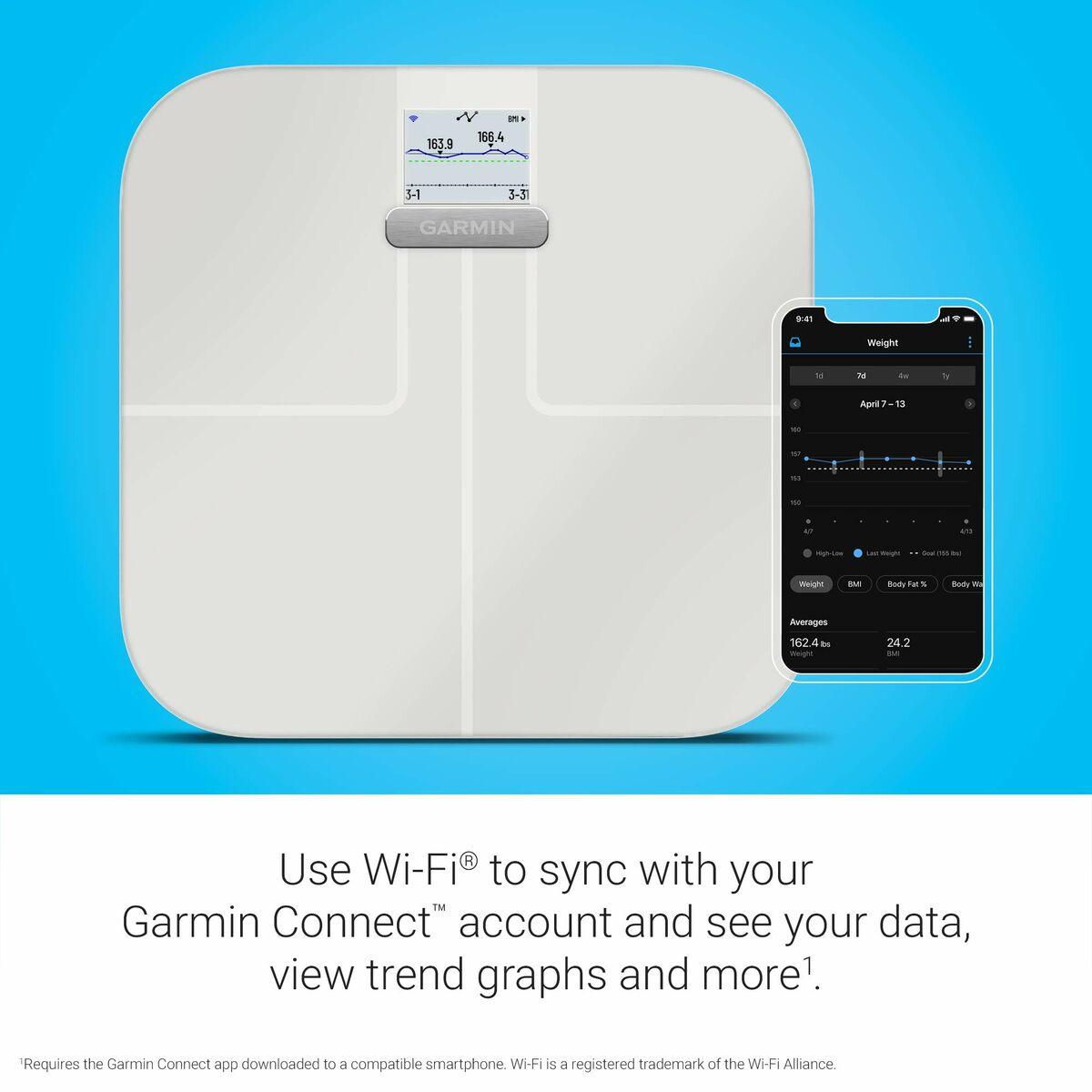 Báscula Digital con Bluetooth GARMIN Index S2