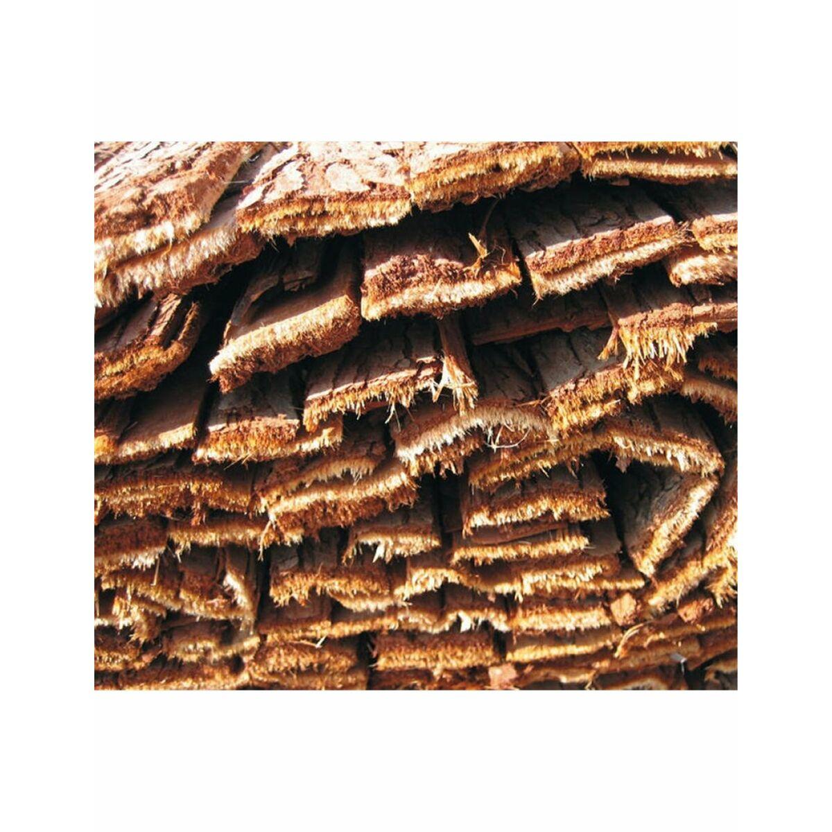 Cañizo Faura f27101 Marrón Abeto Alambre Corteza de árbol 1 x 3 m