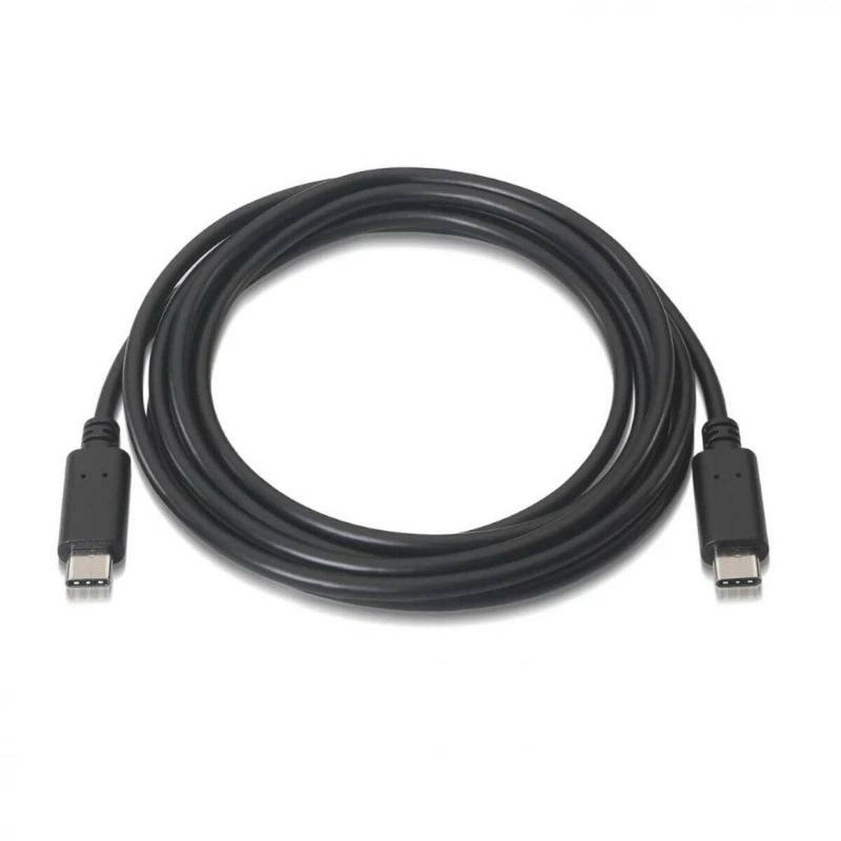 Cable de Datos/Carga con USB Aisens A107-0058 3 m Negro