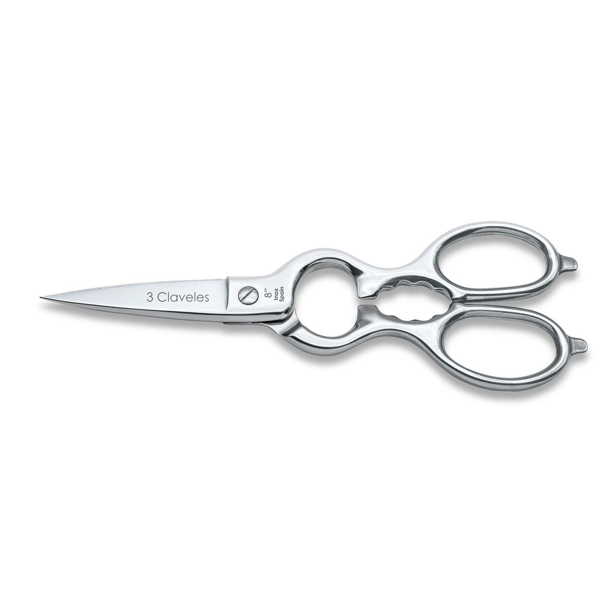 Tijeras de Cocina 3 Claveles 00400 Metal Acero Inoxidable 200 mm Multiusos