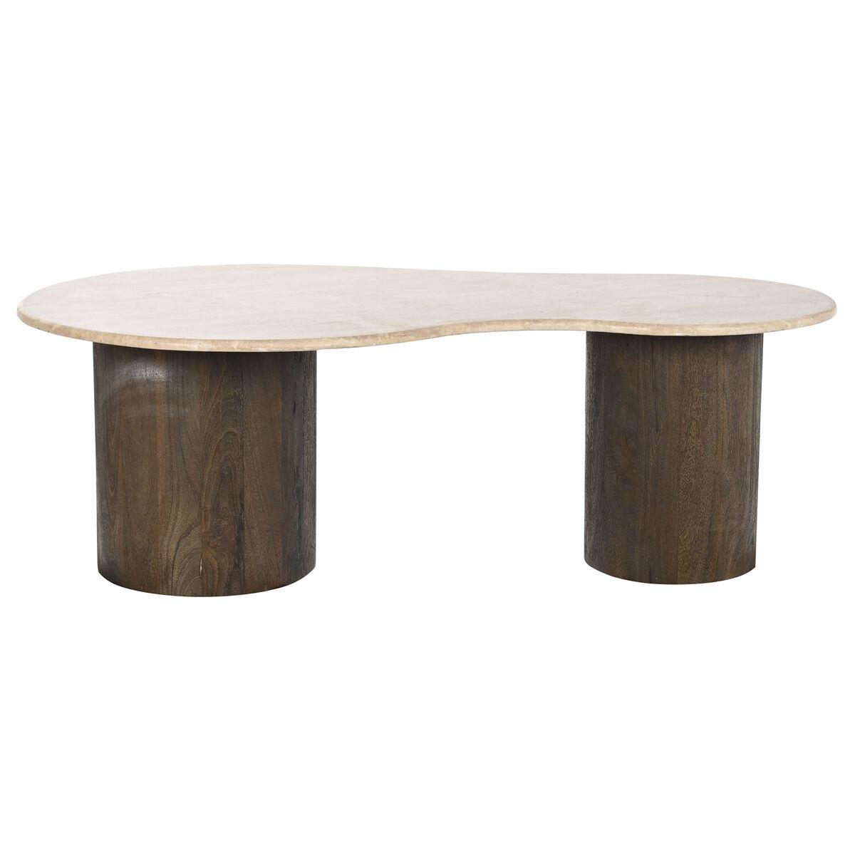 Mesa de Centro DKD Home Decor Piedra Madera de mango 120 x 70 x 53 cm