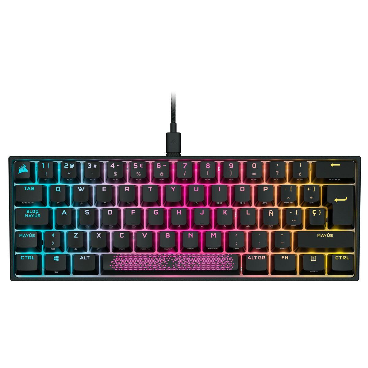 Teclado Gaming Corsair K65 Qwerty Español
