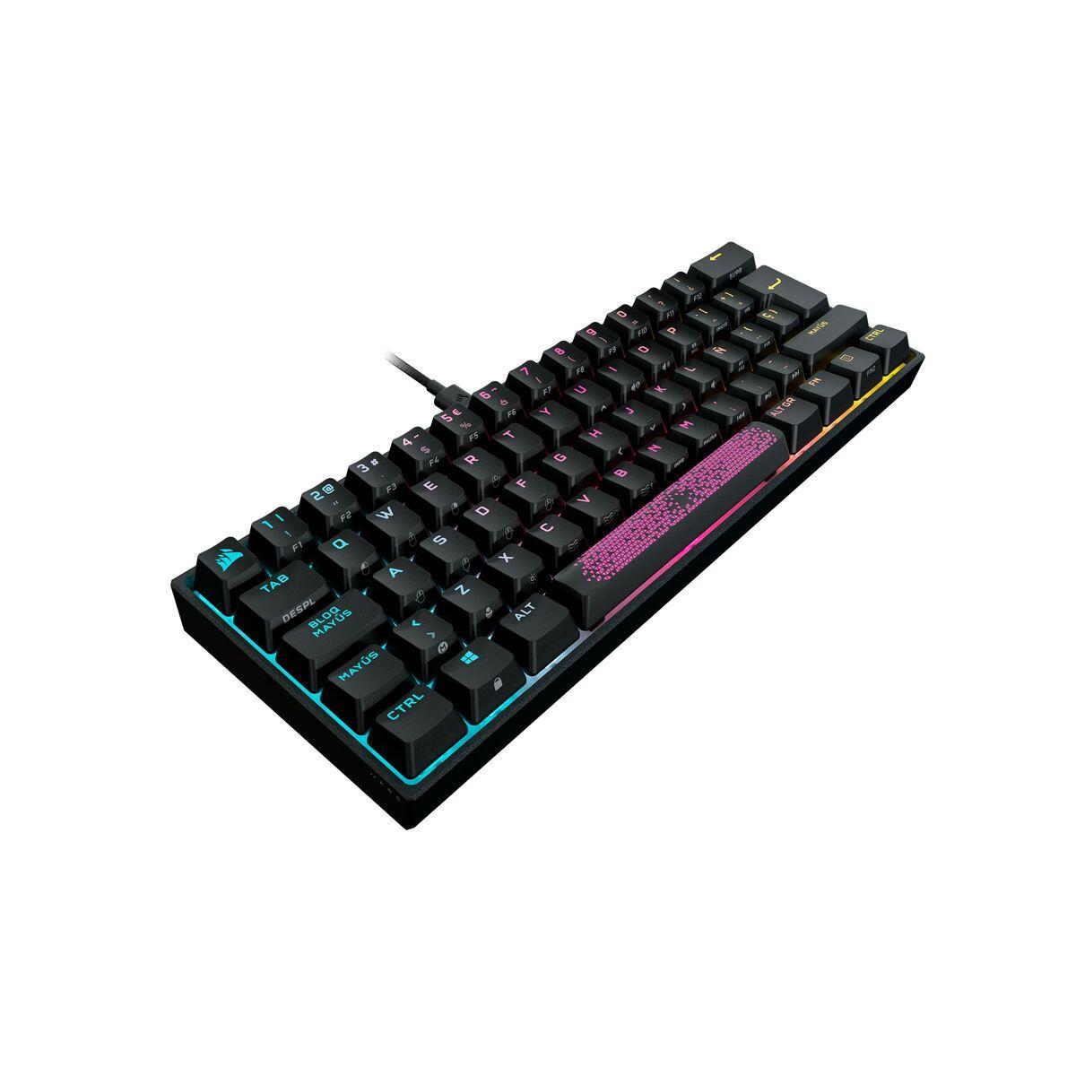 Teclado Gaming Corsair K65 Qwerty Español