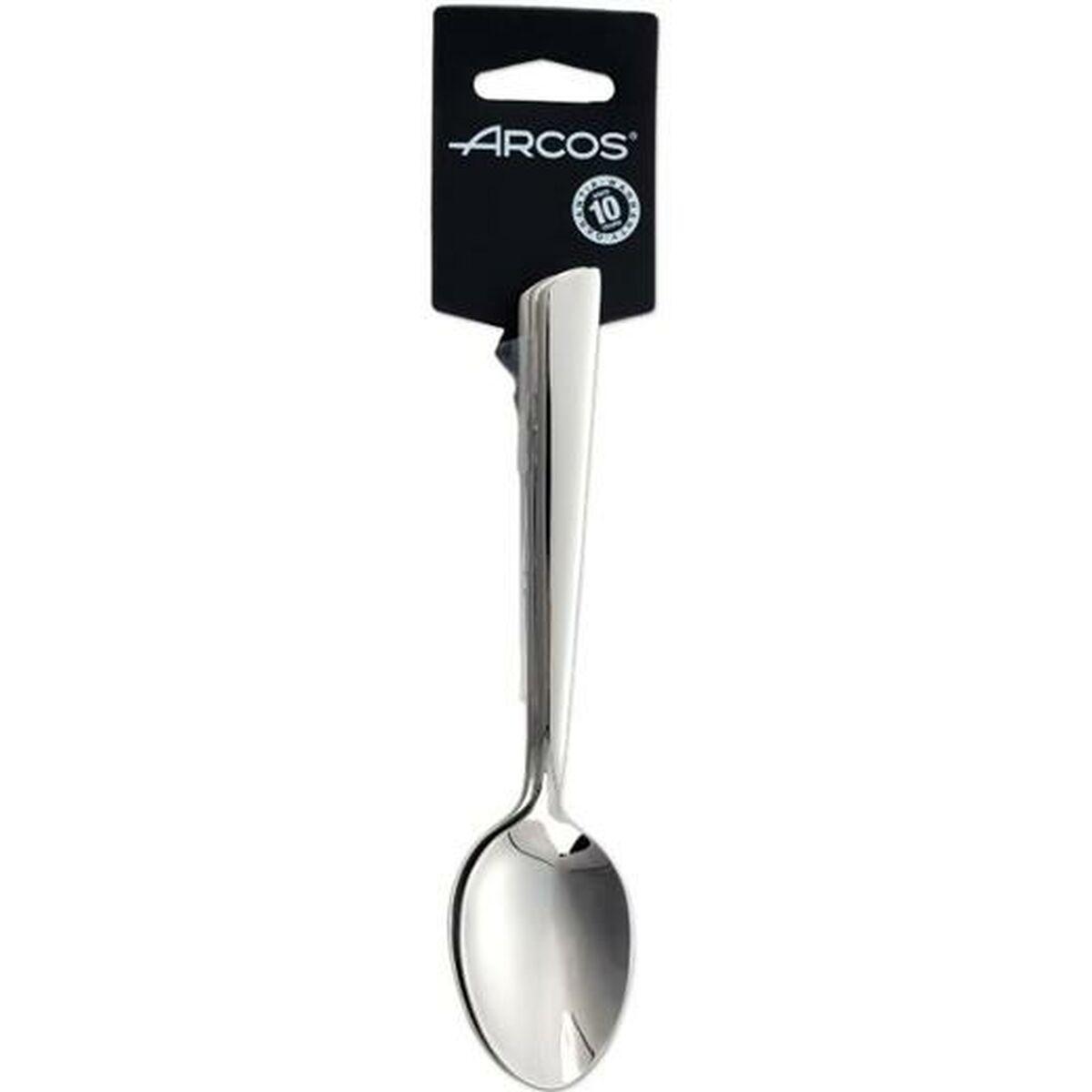 Set de cucharas de postre Arcos Toscana Plateado Acero Inoxidable (4 Unidades)