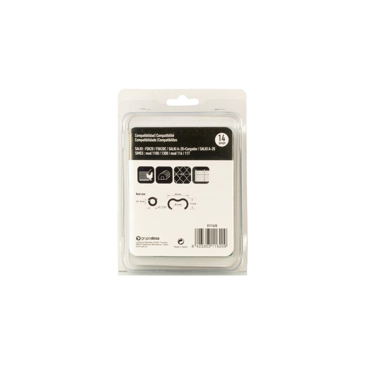 Grapas Salki 111620  Omega 20 (1000 Unidades)