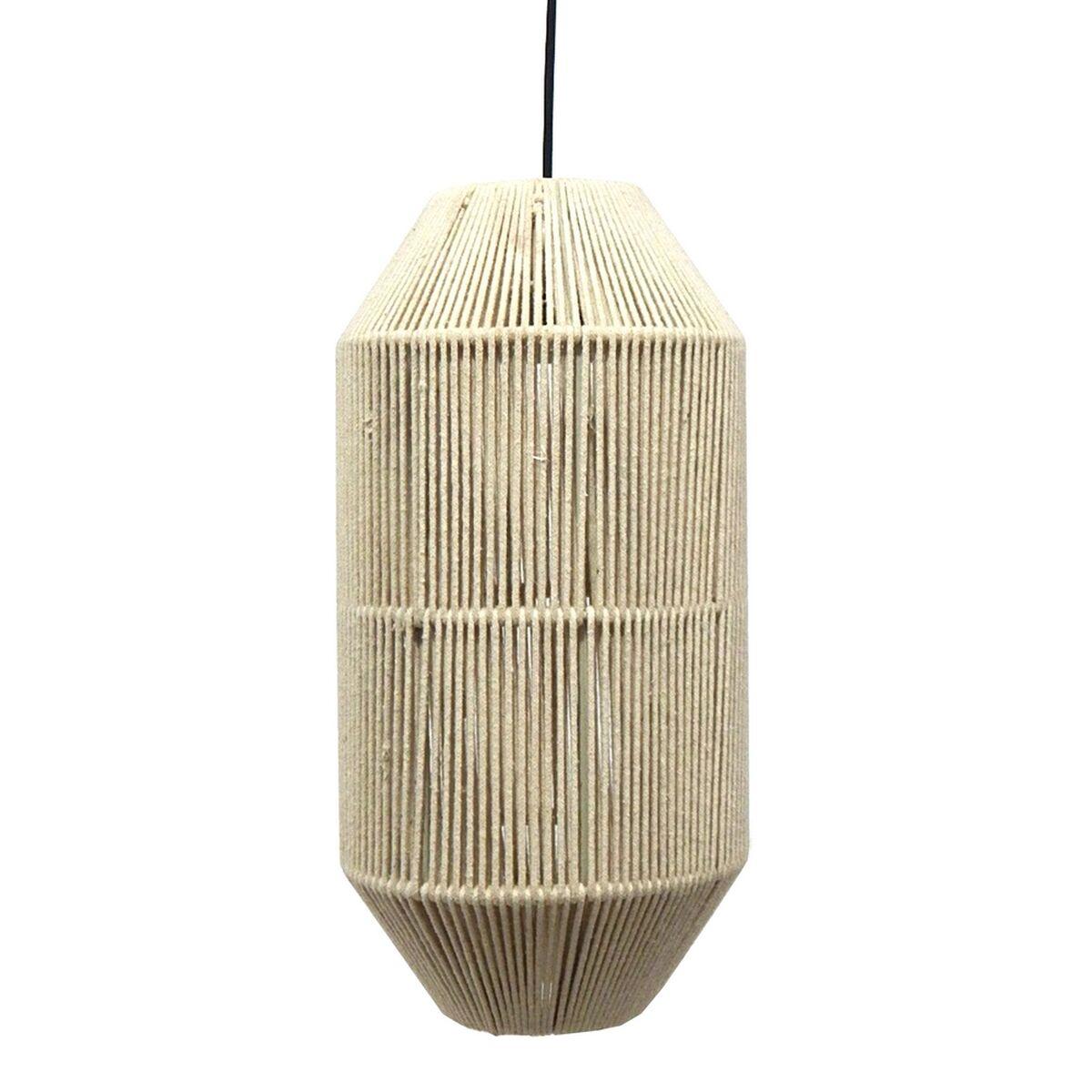 Lámpara de Techo 21 x 21 x 37 cm Cuerda Crema