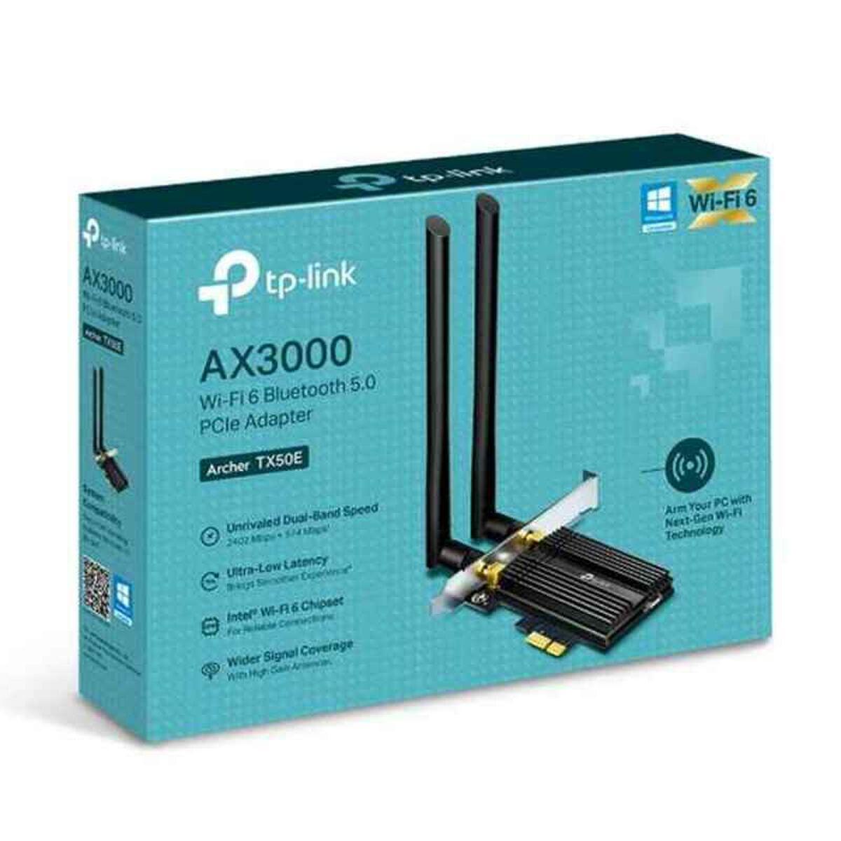 Tarjeta de Red Wifi TP-Link ARCHERTX50E Bluetooth 5.0 2400 Mbps
