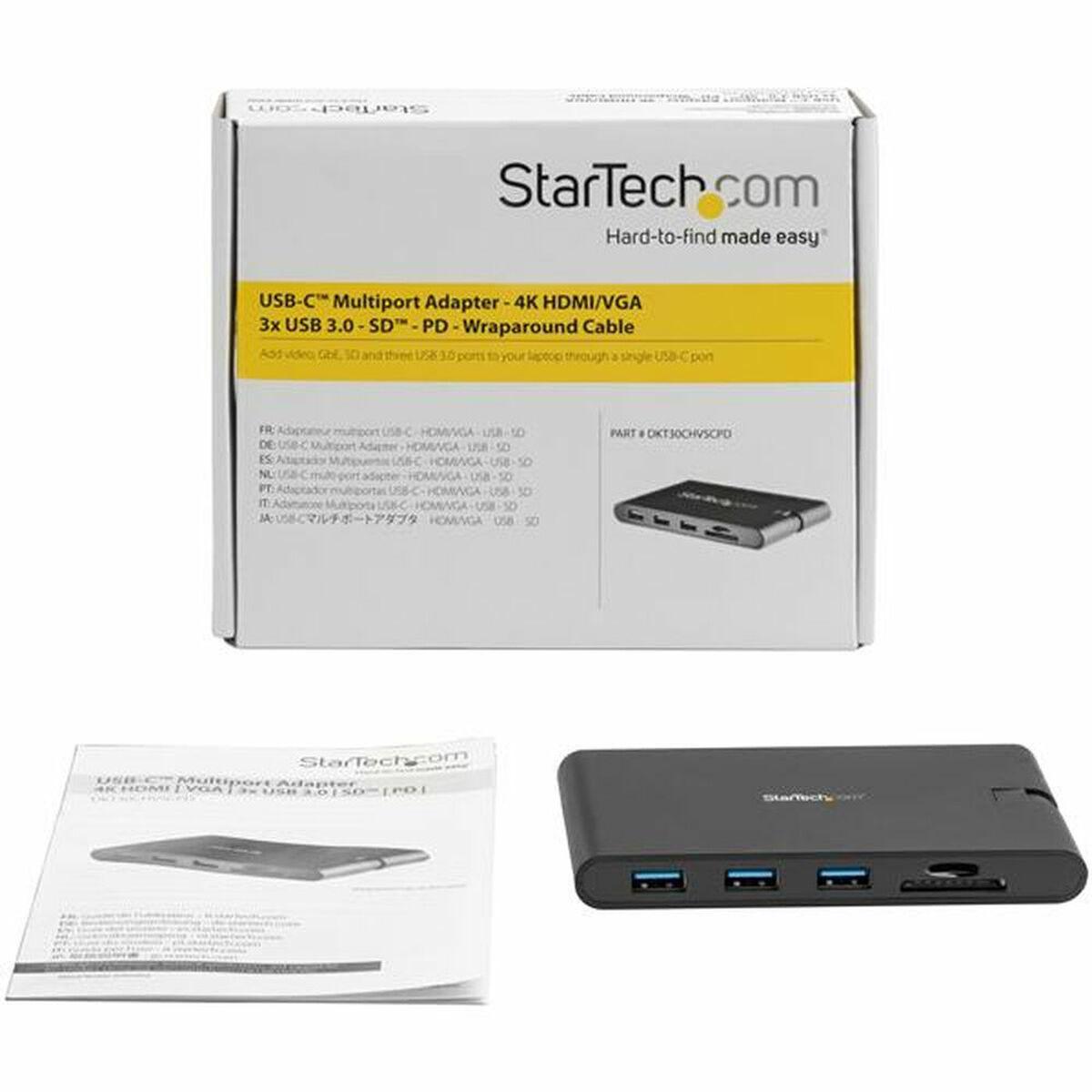Dockstation Startech DKT30CHVSCPD Negro