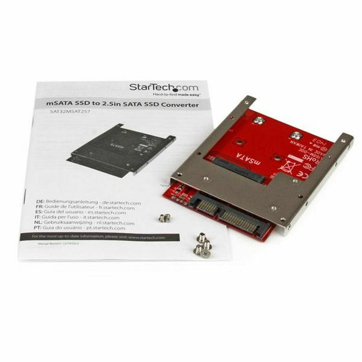 Adaptador SATA SSD MSata Startech SAT32MSAT257