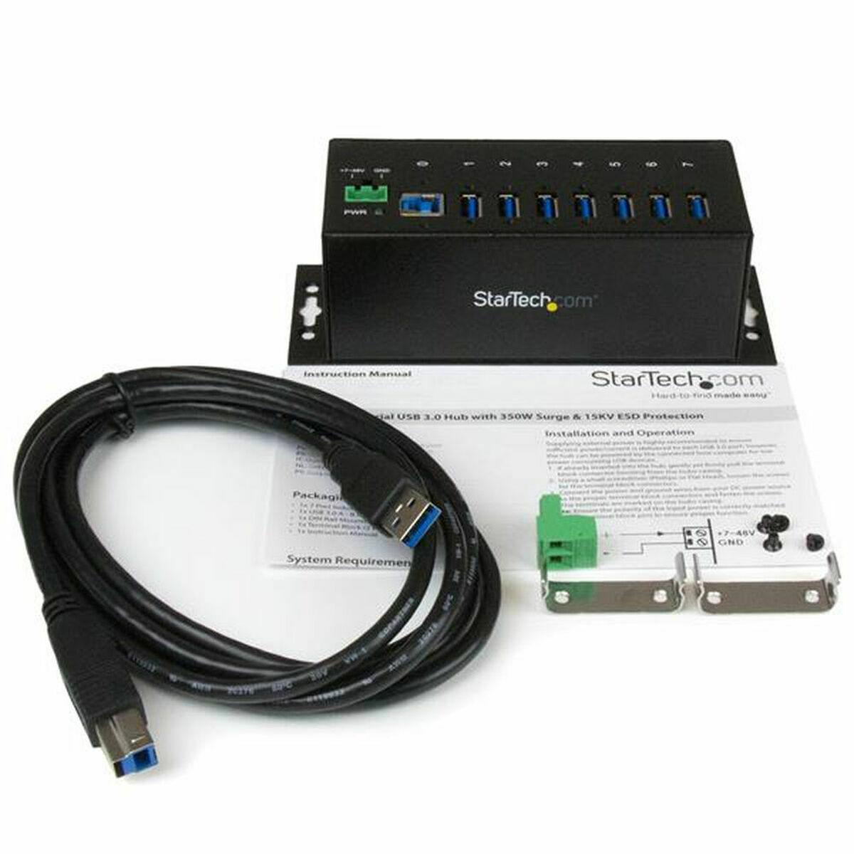 Hub USB 7 Puertos Startech ST7300USBME Negro