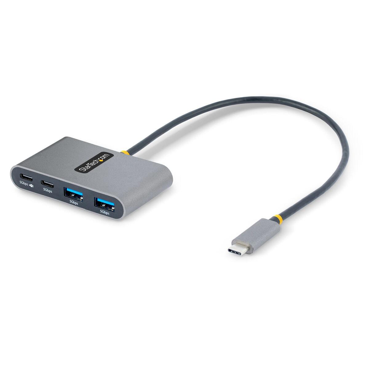 Hub USB Startech 5G2A2CPDB-USB-C-HUB Gris