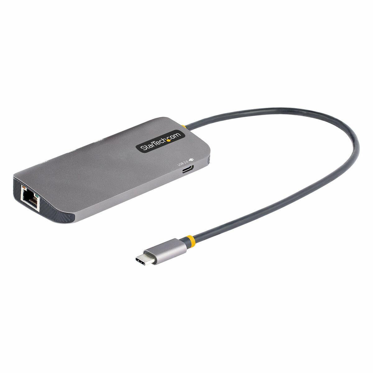 Dockstation Startech 127B-USBC-MULTIPORT Gris 4K Ultra HD