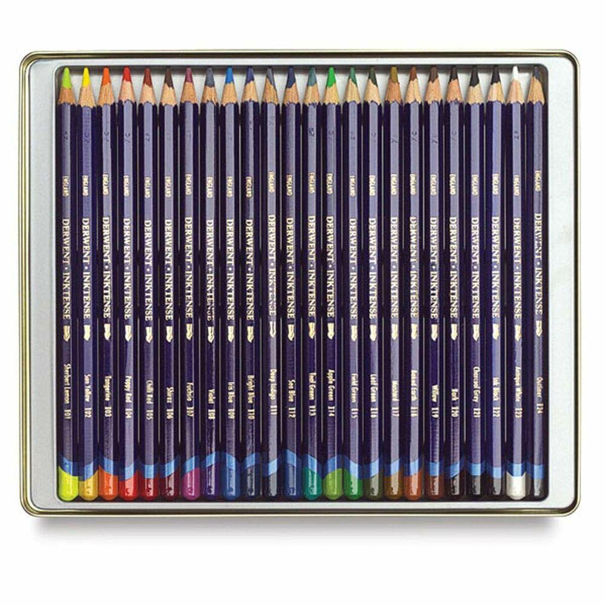 Lápices DERWENT Inktense 24 Piezas Multicolor (24 Piezas)