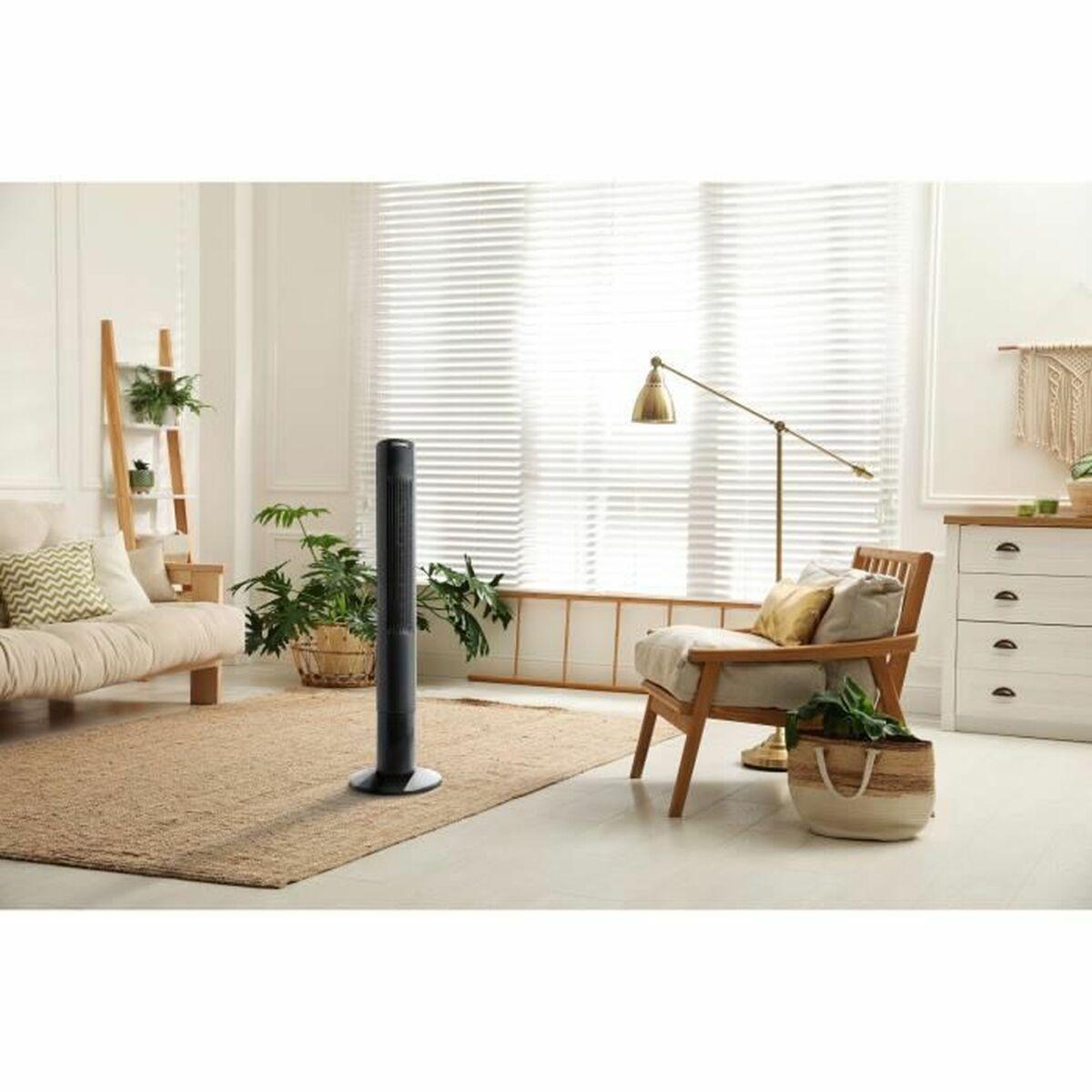 Ventilador de Pie Oceanic Negro 45 W 50 W