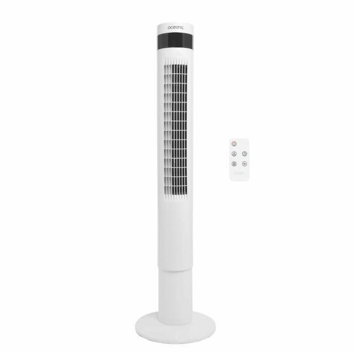 Ventilador de Pie Oceanic Blanco 45 W 50 W