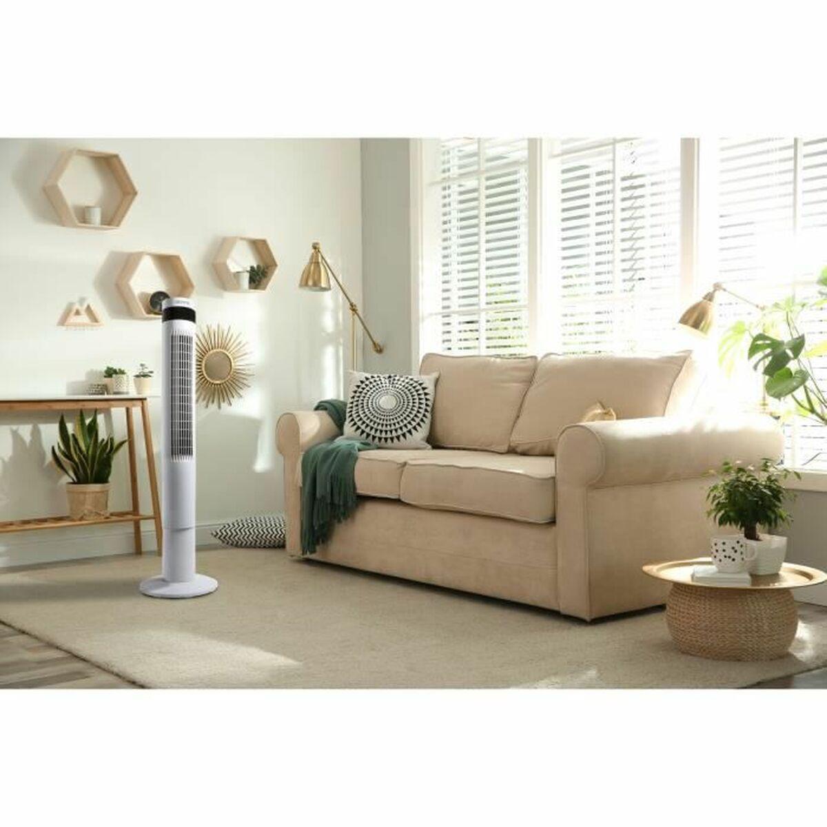 Ventilador de Pie Oceanic Blanco 45 W 50 W