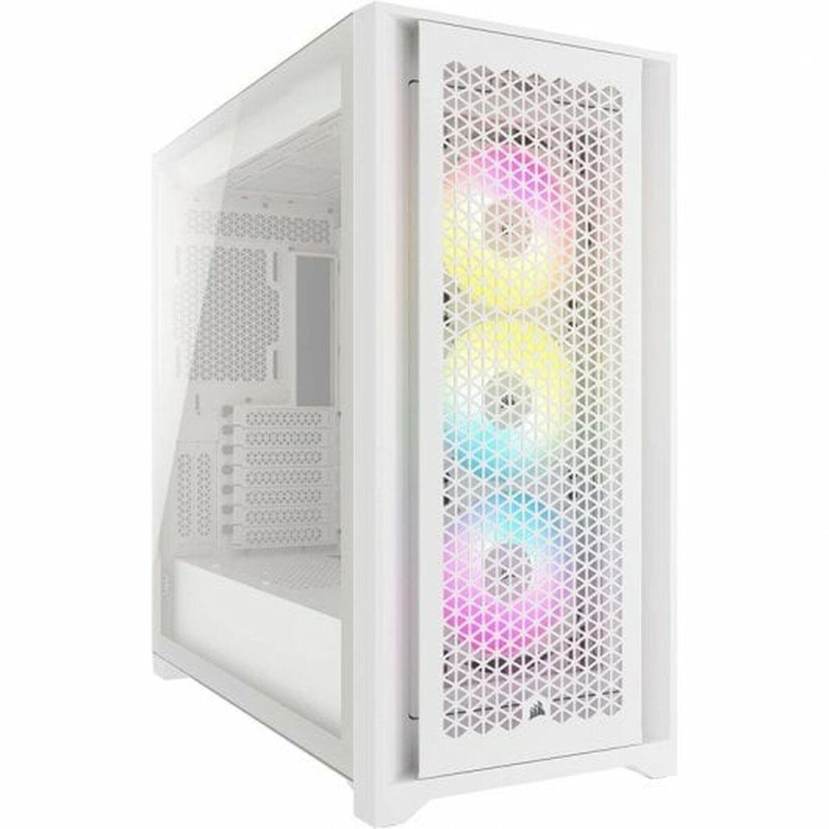 Caja Semitorre ATX Corsair 5000D RGB Blanco