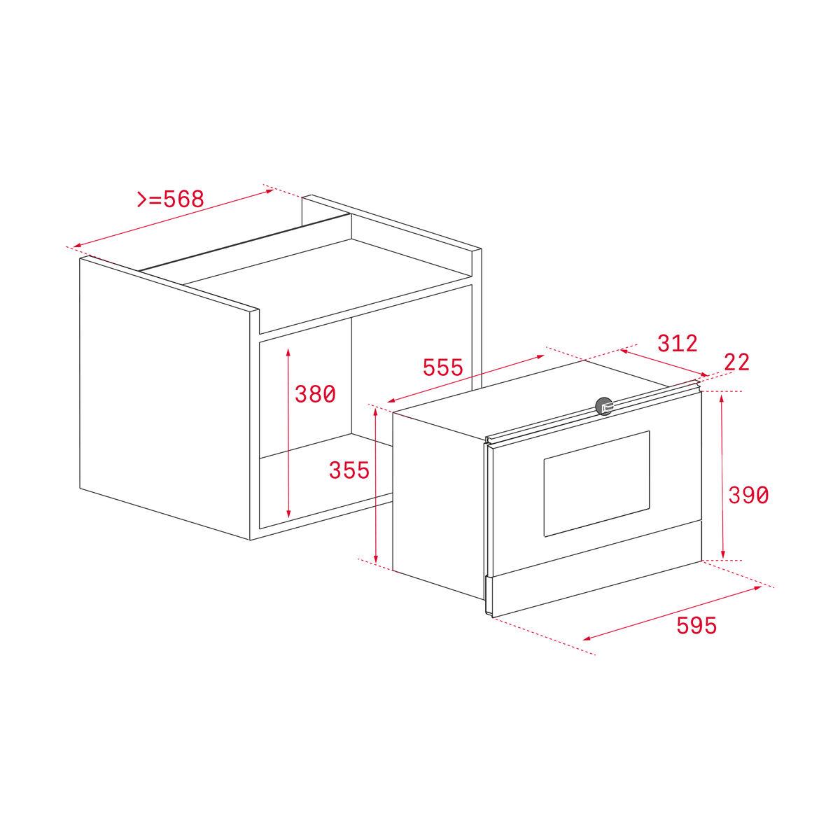 Microondas Teka ML 8220 BIS Gris 1200 W 22 L