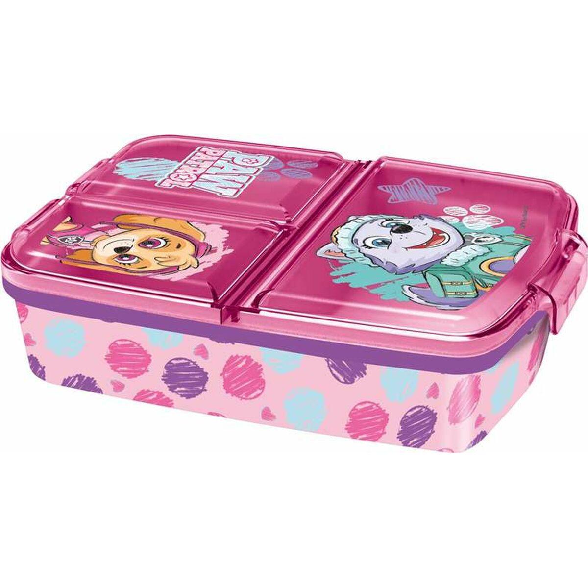 Fiambrera de Compartimentos The Paw Patrol Girl Sketch Essence 19,5 x 16,5 x 6,7 cm Polipropileno