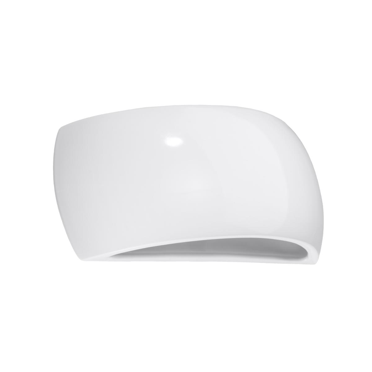 Sollux Aplique barnizado PONTIUS blanco brillo 