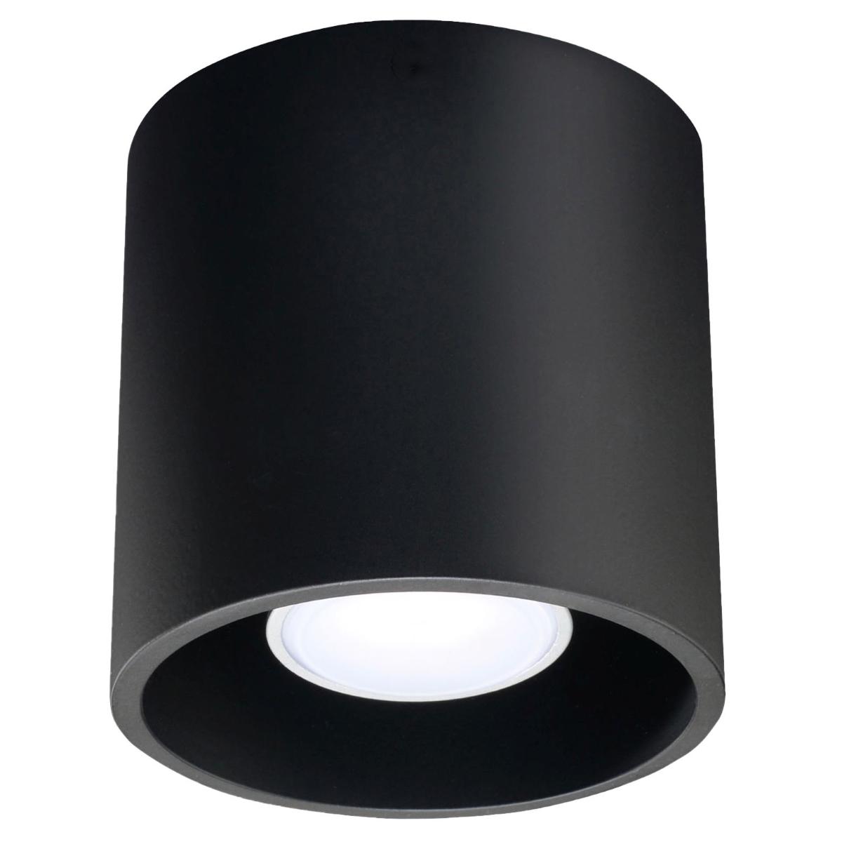 Sollux Lámpara de techo ORBIS 1 negro 