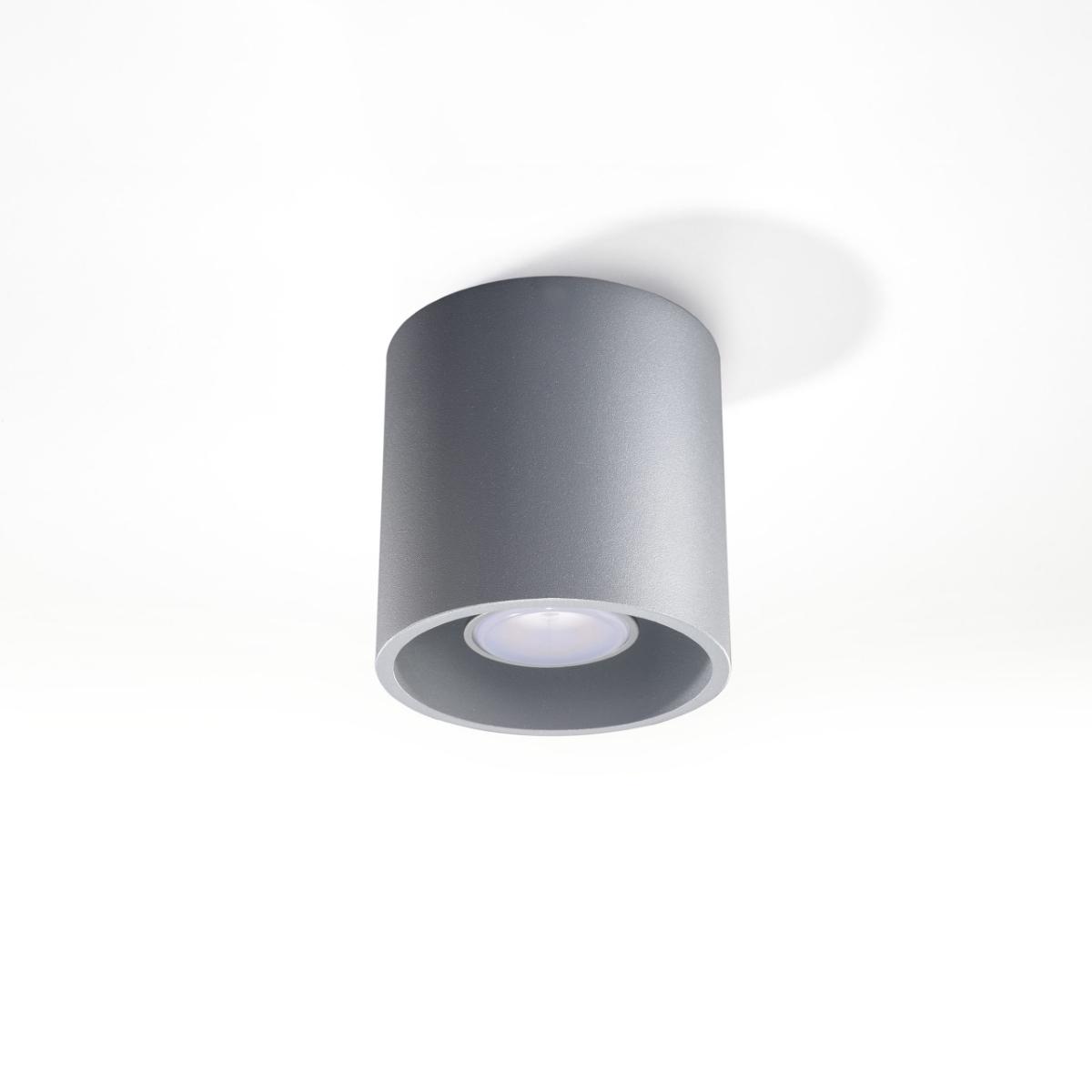 Sollux Lámpara de techo ORBIS 1 gris 