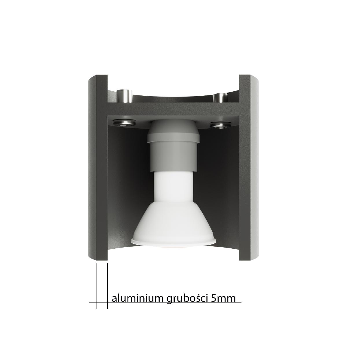 Sollux Lámpara de techo ORBIS 1 gris 