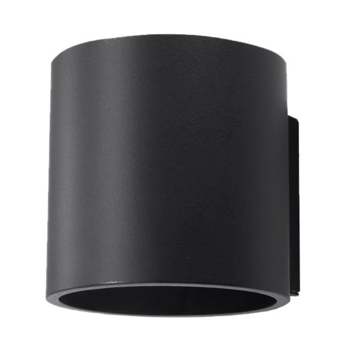 Sollux Aplique ORBIS 1 negro 