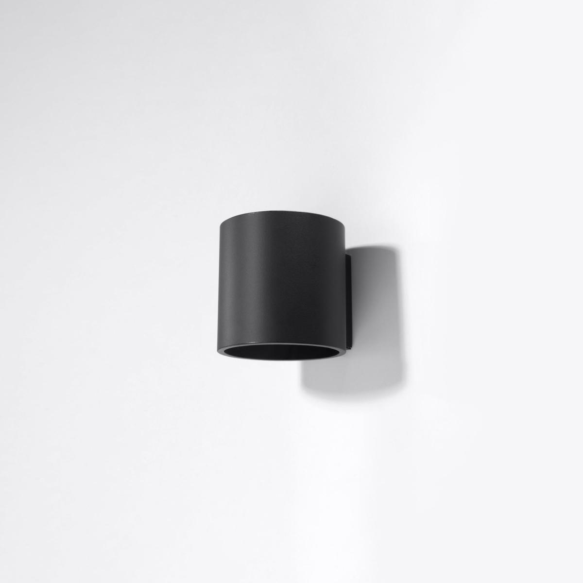 Sollux Aplique ORBIS 1 negro 
