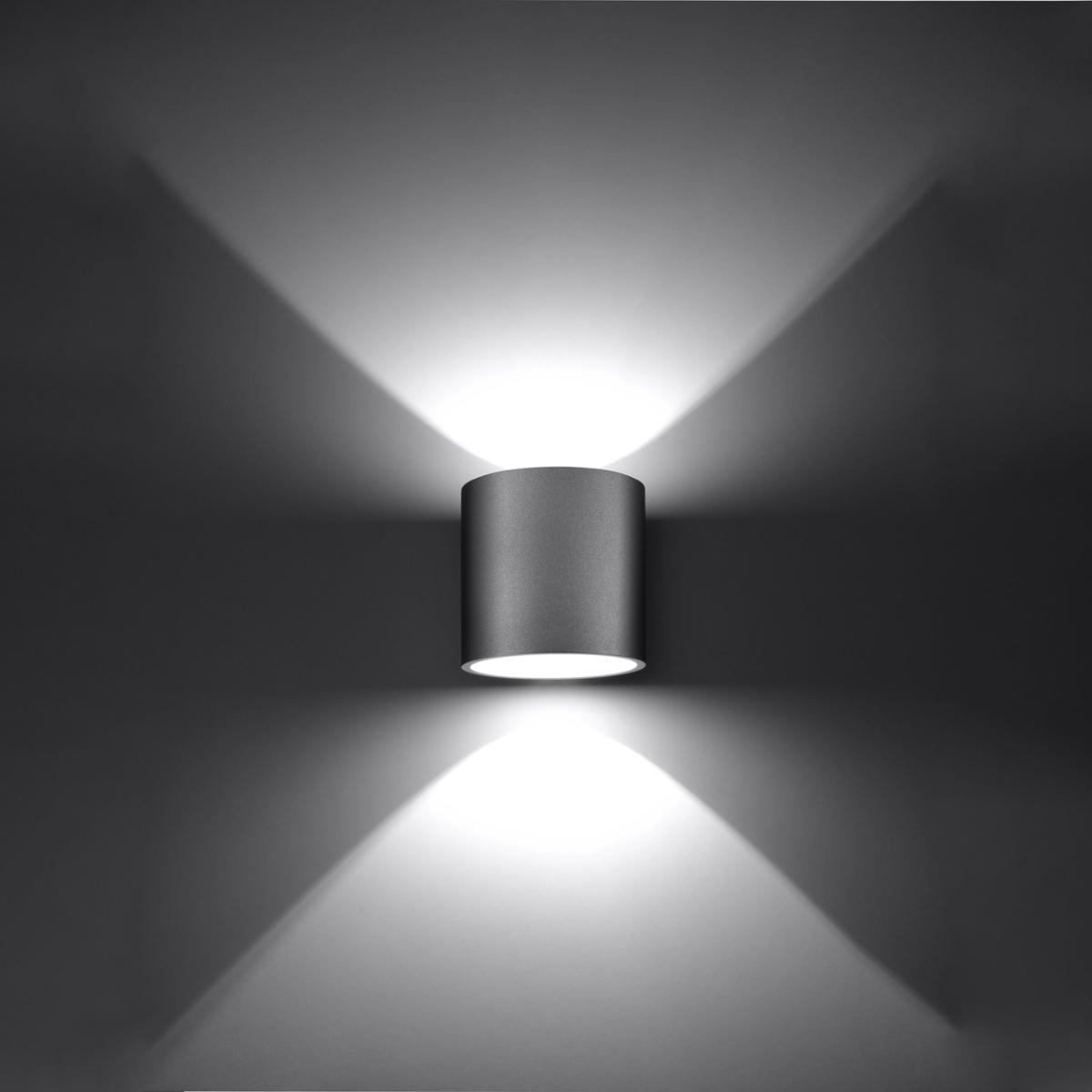 Sollux Aplique ORBIS 1 gris 
