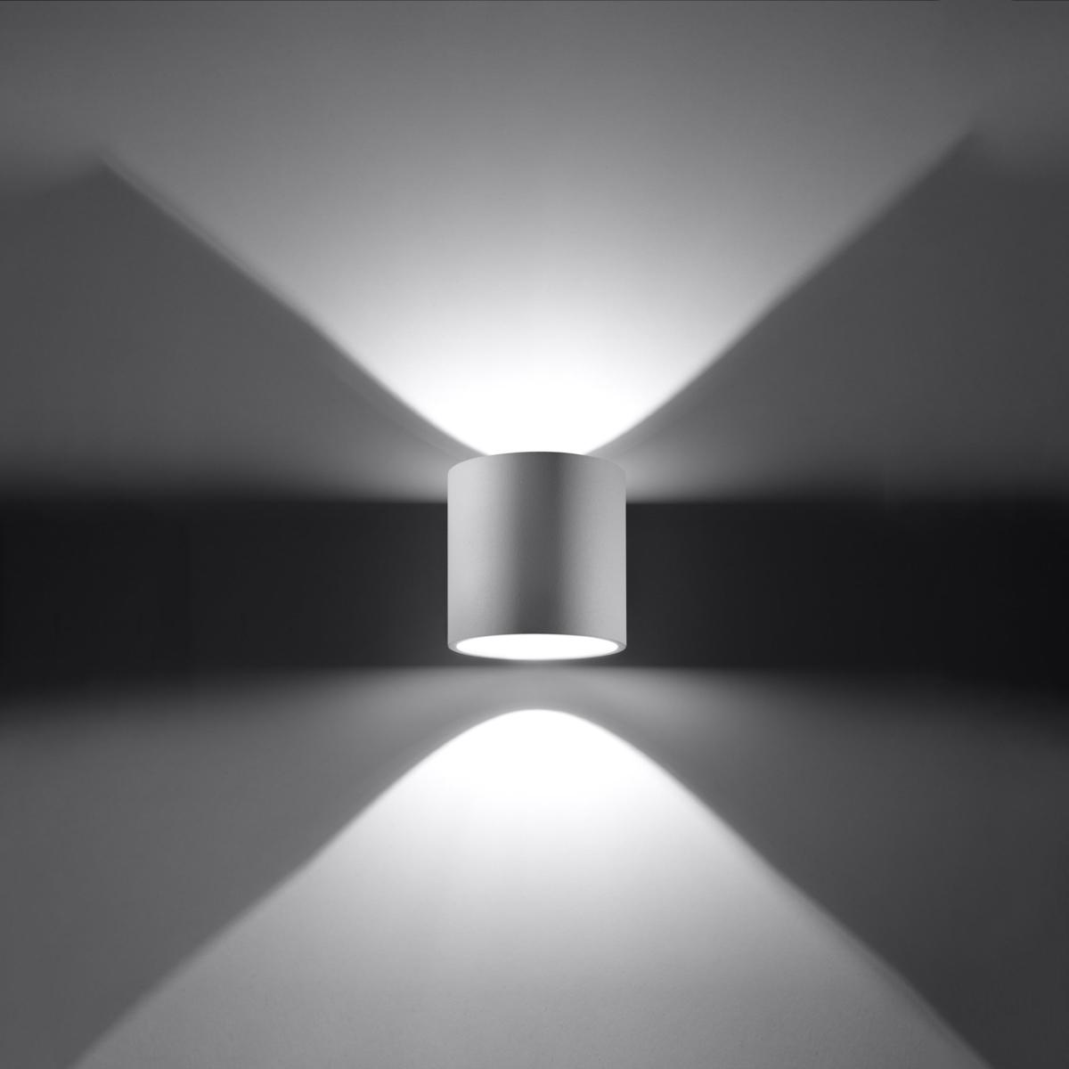 Sollux Aplique ORBIS 1 blanco 