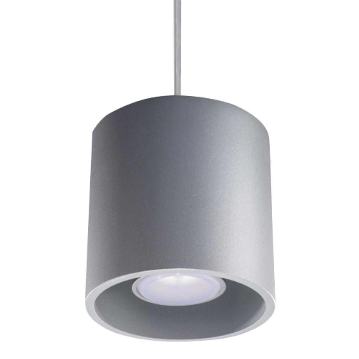 Sollux Lámpara colgante ORBIS 1 gris 