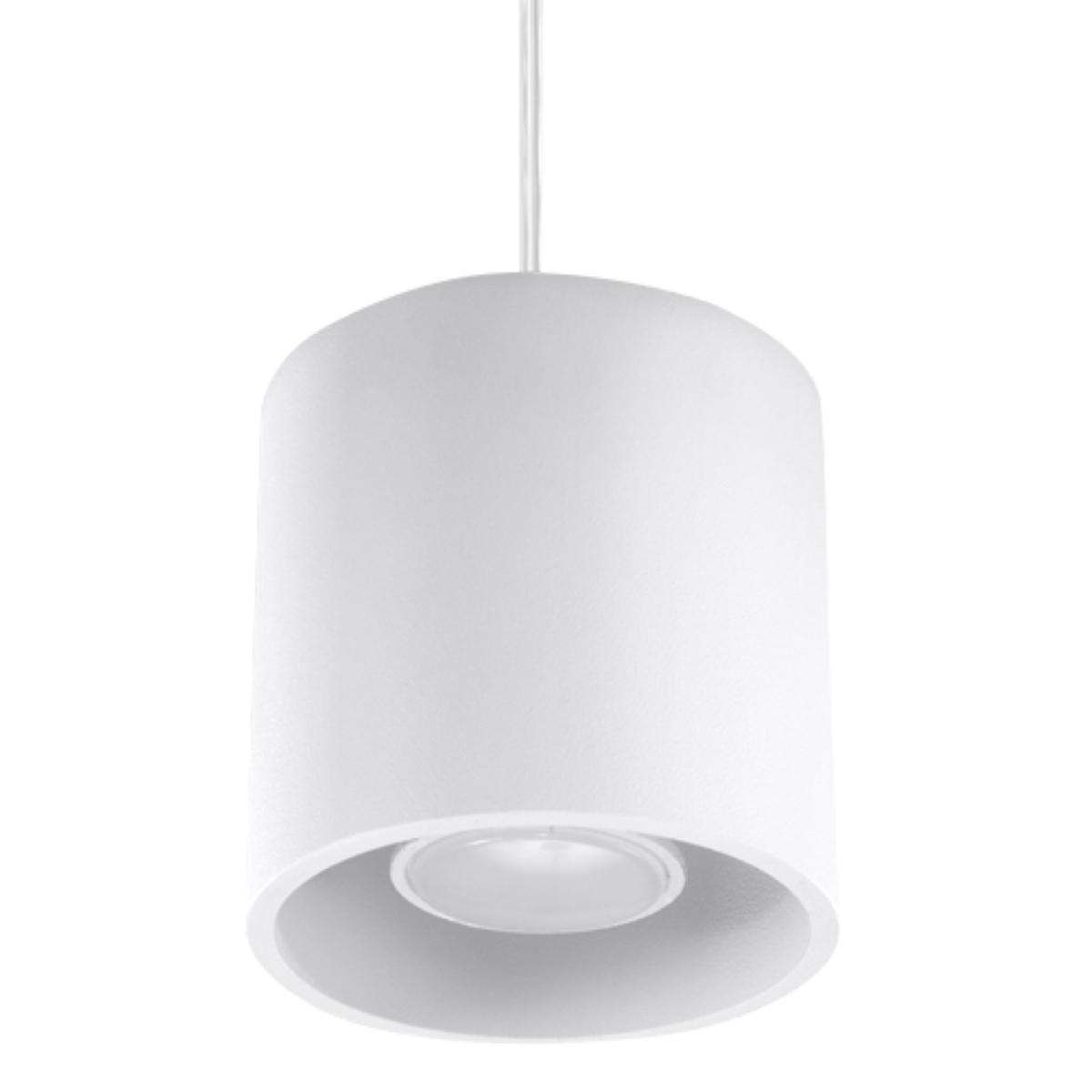 Sollux Lámpara colgante ORBIS 1 blanco 