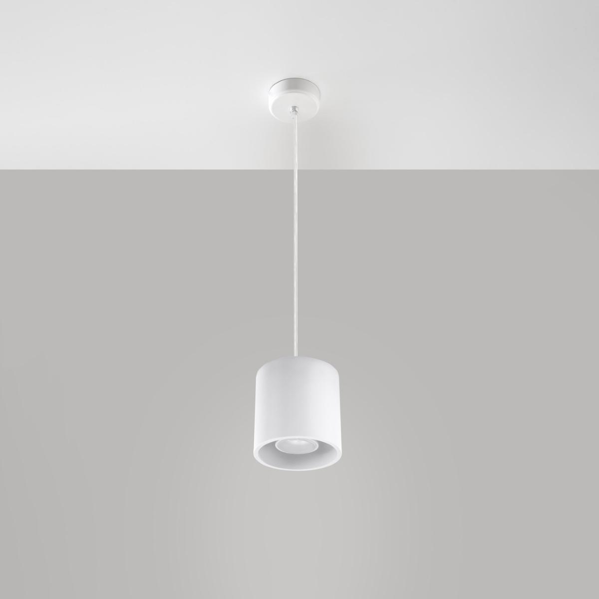 Sollux Lámpara colgante ORBIS 1 blanco 