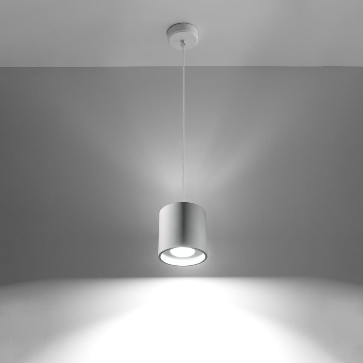Sollux Lámpara colgante ORBIS 1 blanco 