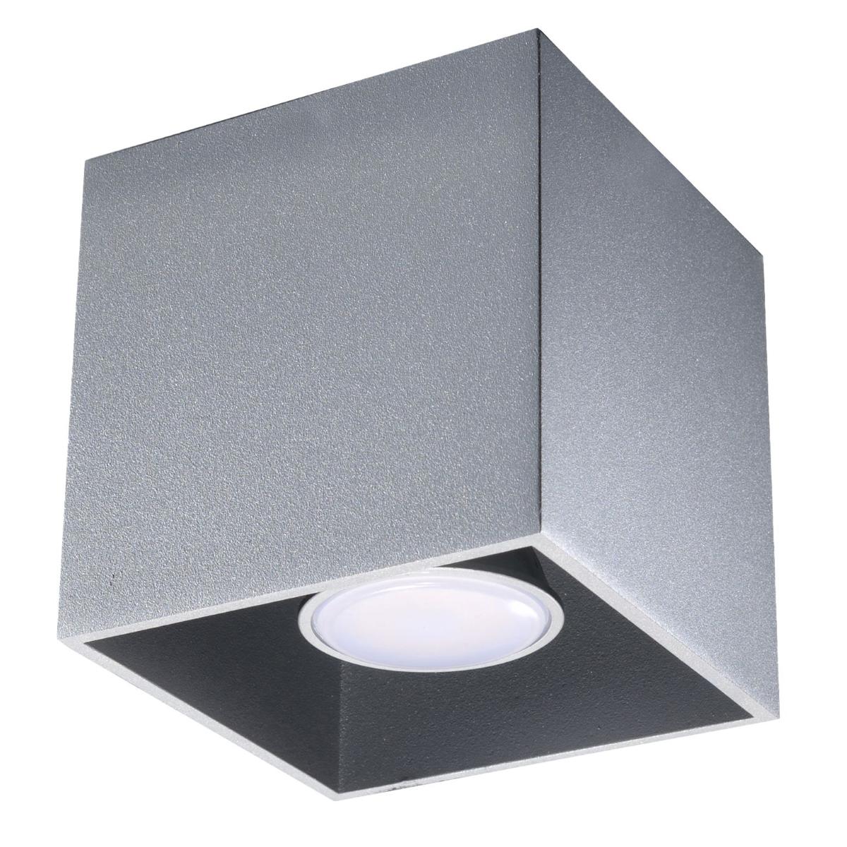 Sollux Lámpara de techo QUAD 1 gris 