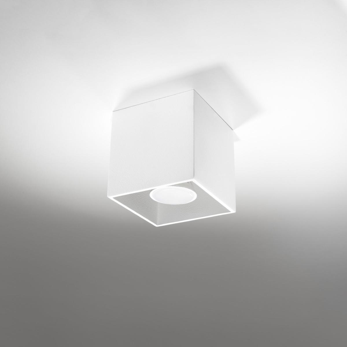 Sollux Plafón QUAD 1 blanco 