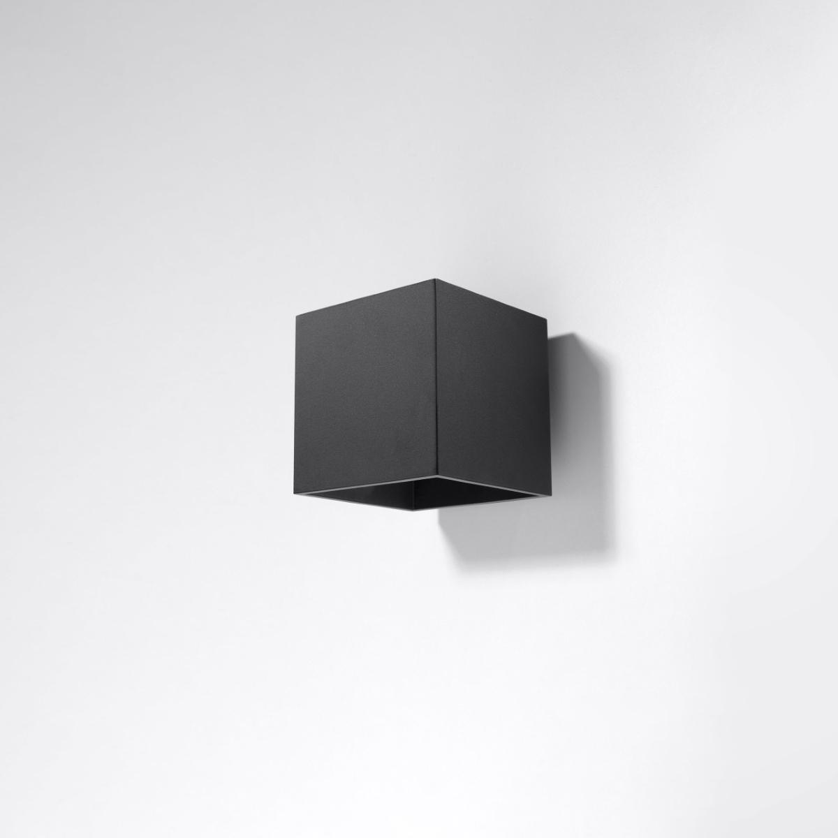 Sollux Aplique QUAD 1 negro 