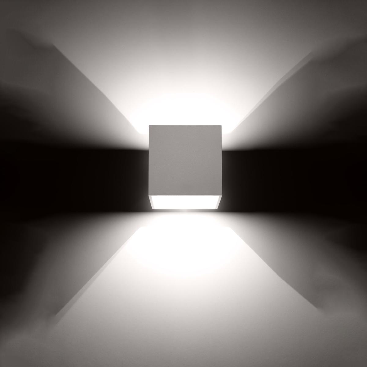 Sollux Aplique QUAD 1 blanco 