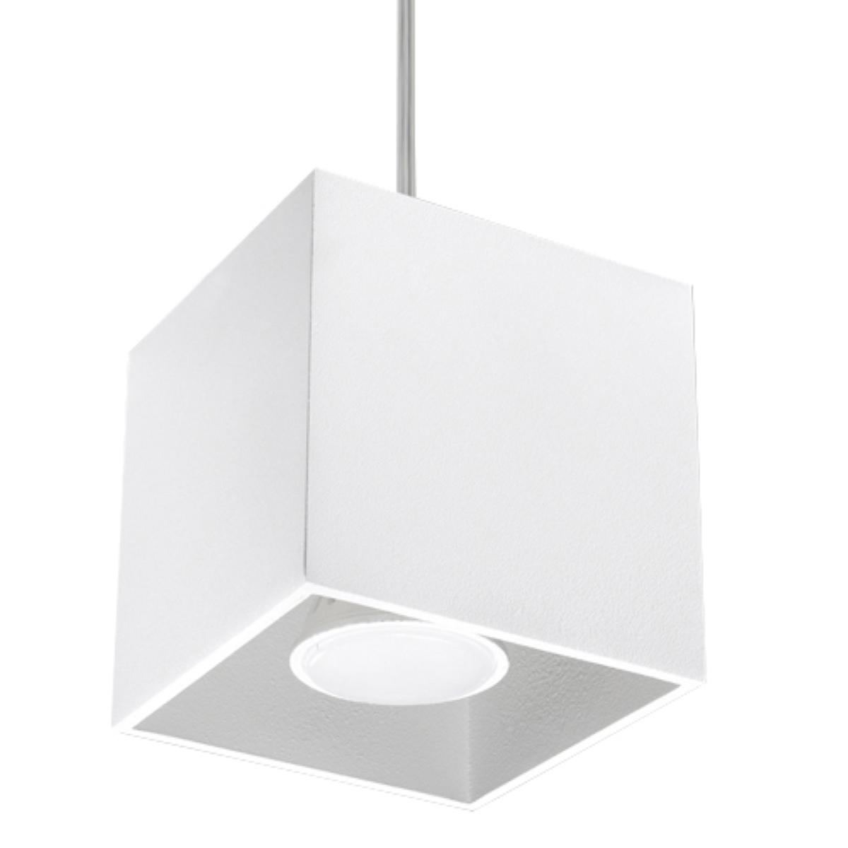 Sollux Lámpara colgante QUAD 1 blanco 