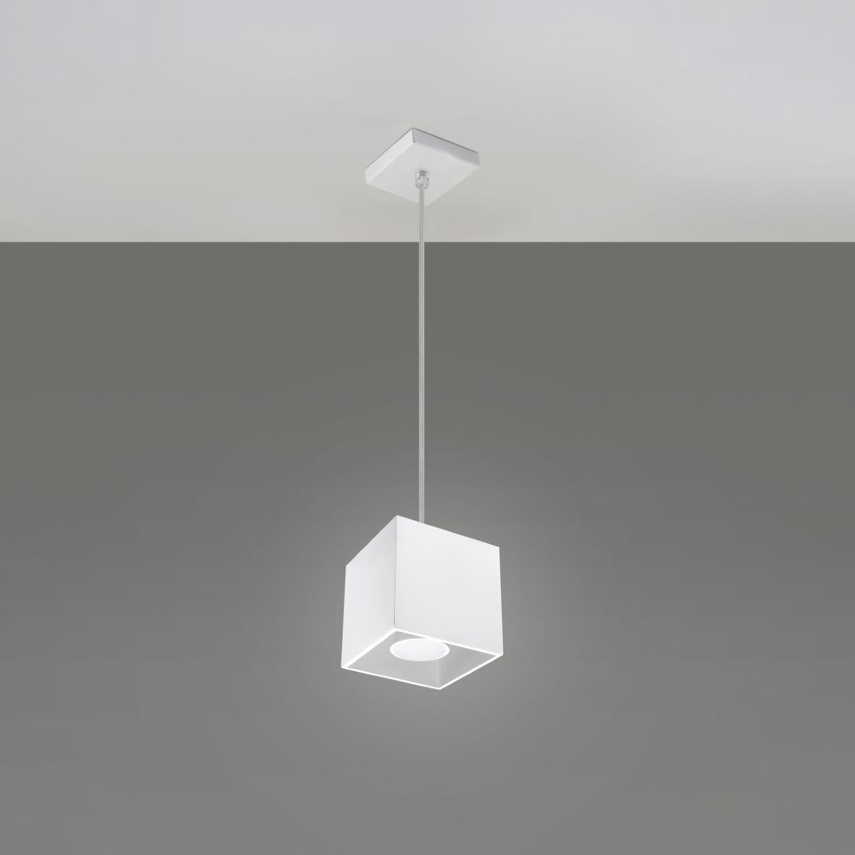 Sollux Lámpara colgante QUAD 1 blanco 