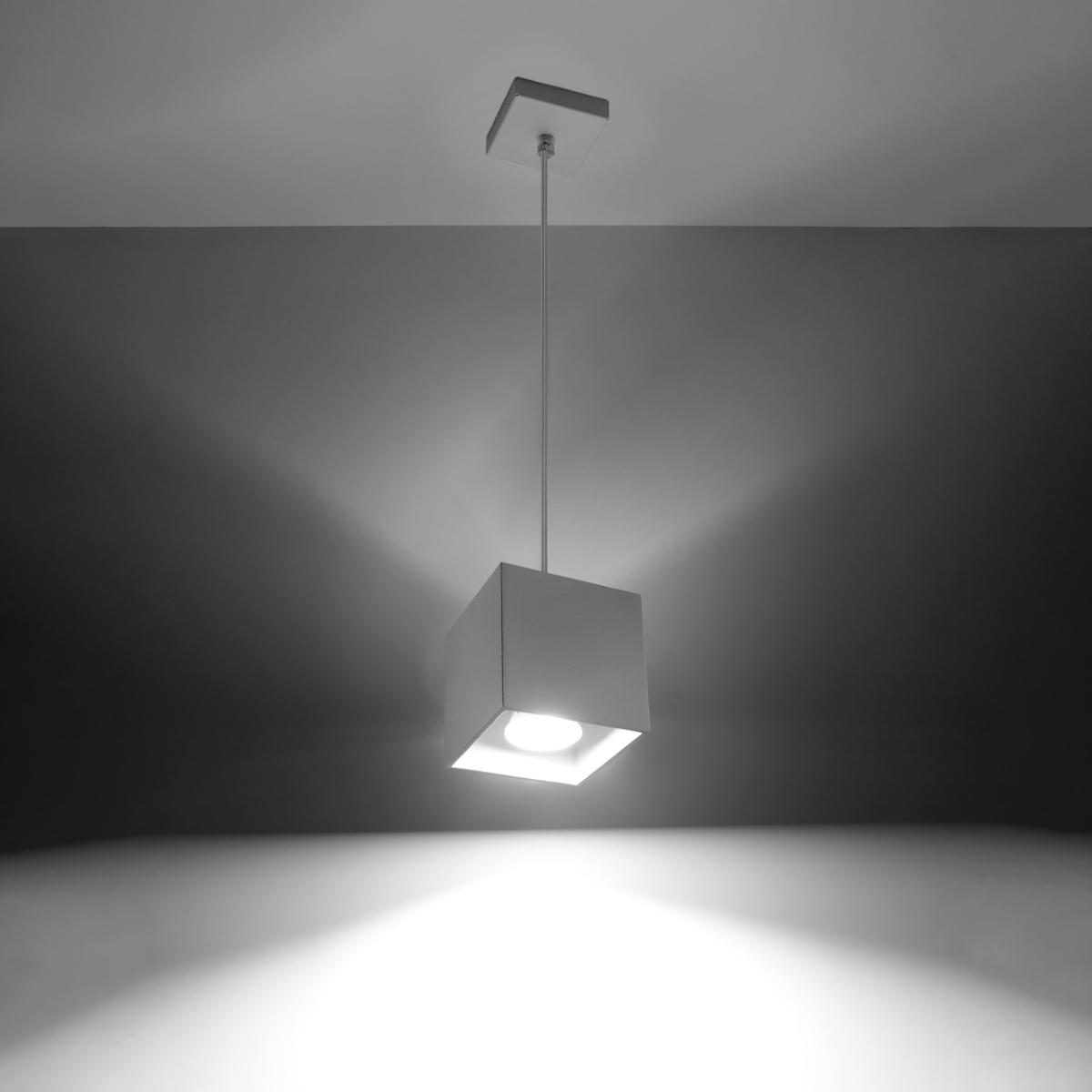 Sollux Lámpara colgante QUAD 1 blanco 
