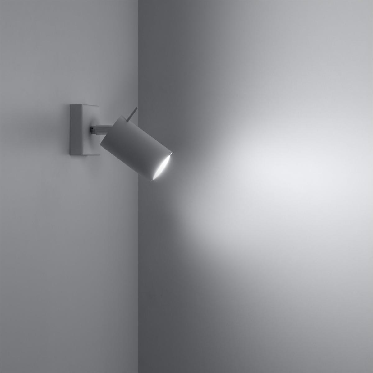Sollux Aplique RING blanco 